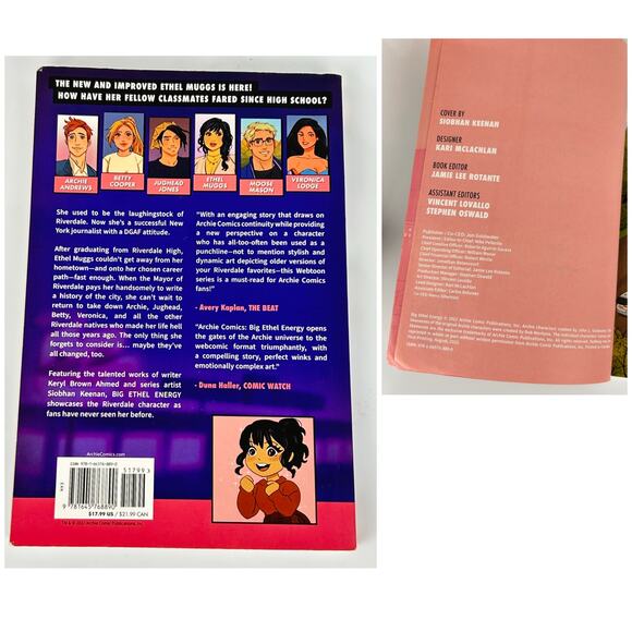 Lot of 3 Archie Comics BIG ETHEL ENERGY Graphic Novel Vol 1  2  3 Ahmed Keenan - Picture 4 of 14